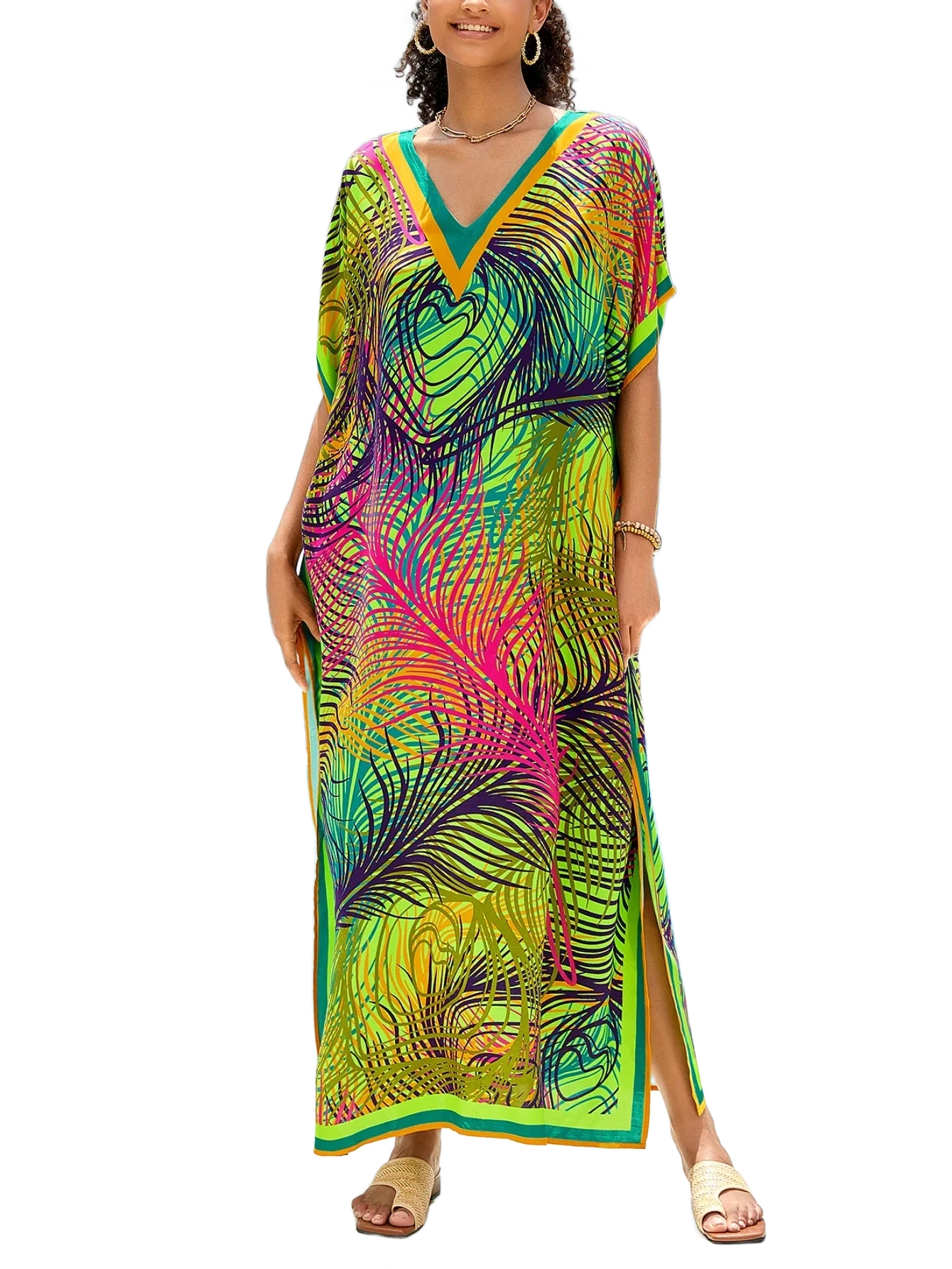 Amar™ Rachel - שמלת קפטן צבעונית