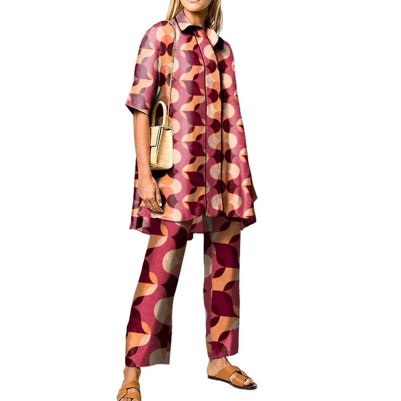 Amar™ Mijal - סט מודפס קז'ואל