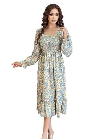Amar™ Hodaya - שמלת מוסלין פרחונית לנשים