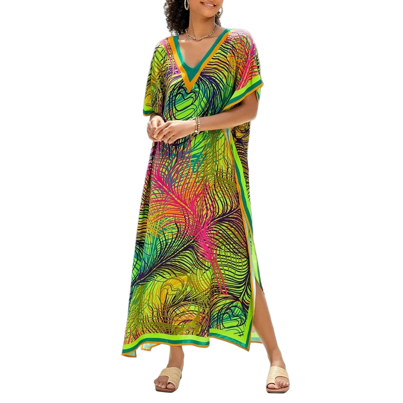 Amar™ Rachel - שמלת קפטן צבעונית