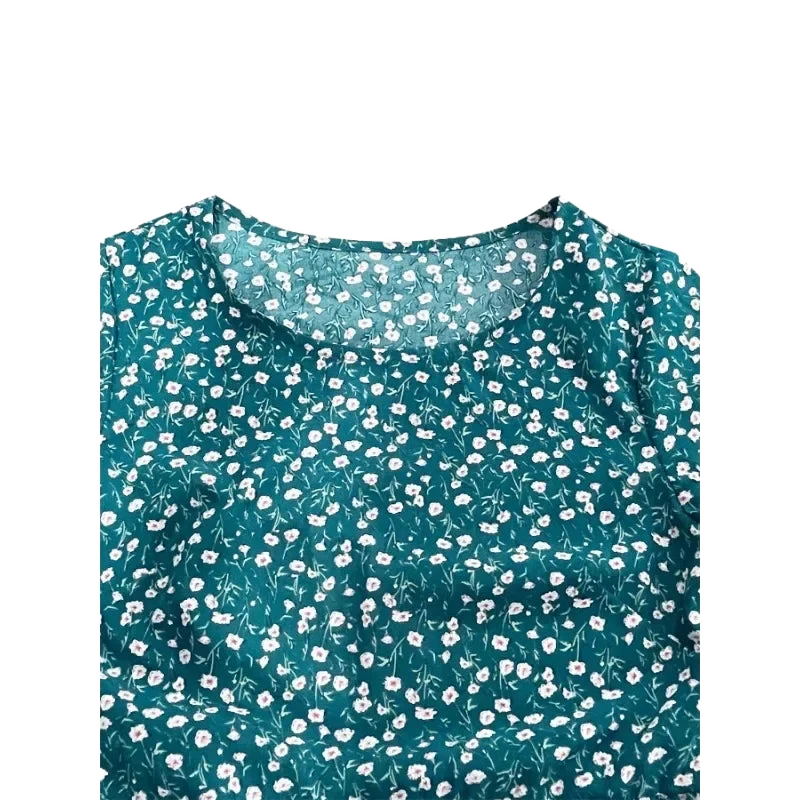 Amar™ Esther שמלת קז'ואל פרחונית מודפסת