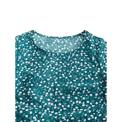 Amar™ Esther שמלת קז'ואל פרחונית מודפסת