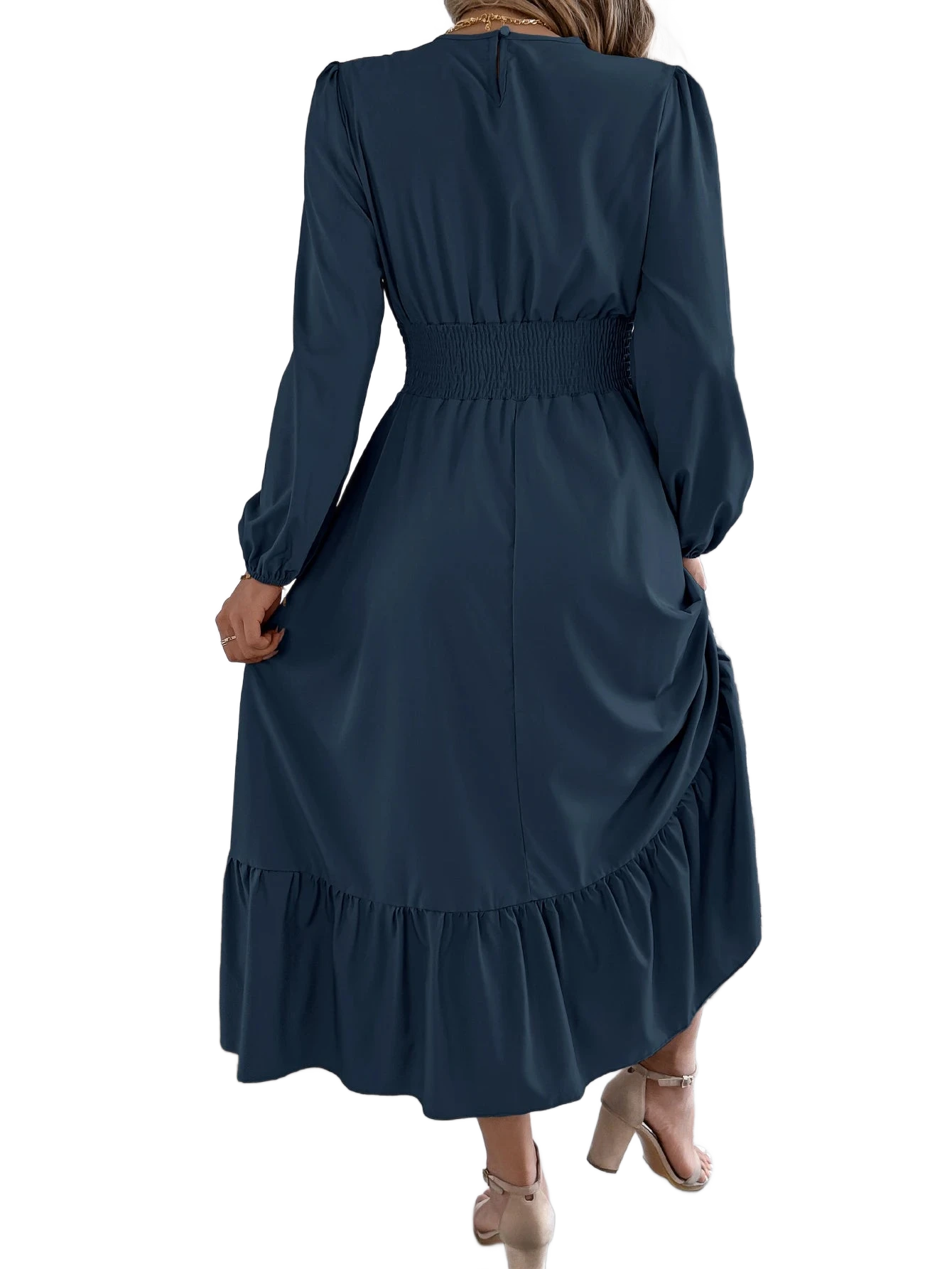 Amar™ Ronit - שמלת חורף סתיו אלגנטית ומחמיאה