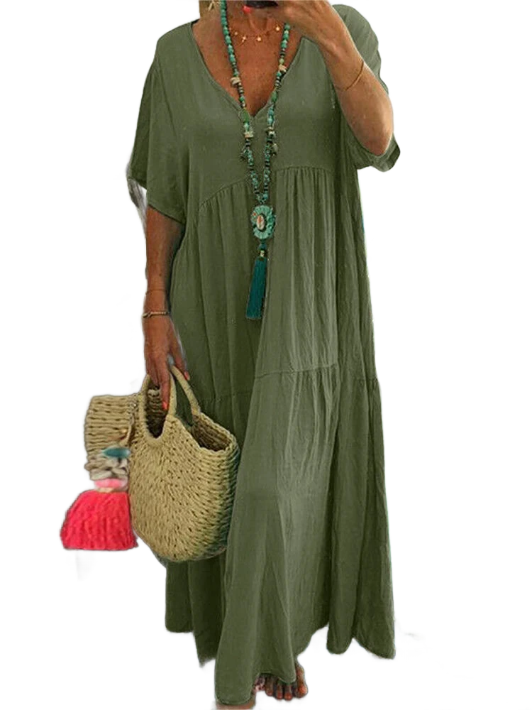 Amar™ Eden - שמלת מידי פליסה