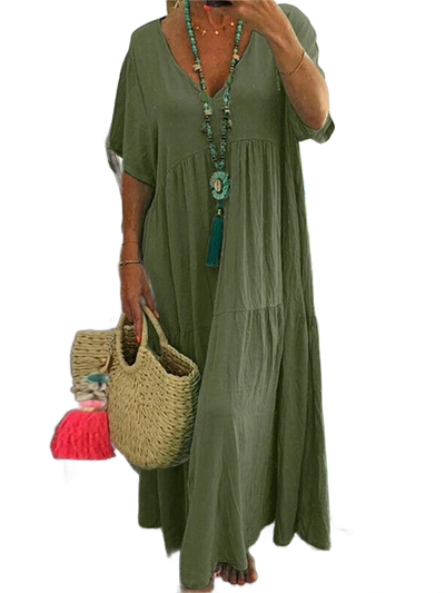 Amar™ Eden - שמלת מידי פליסה