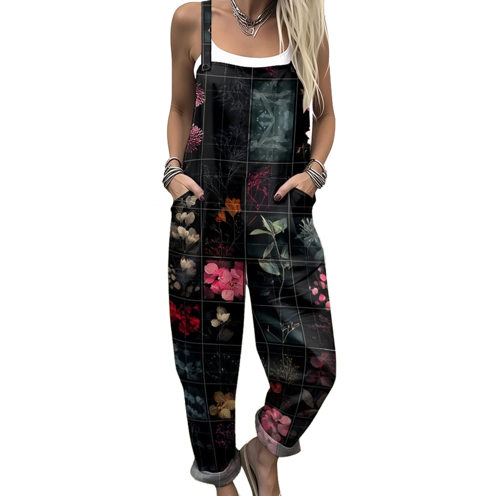 Amar Ronit - אוברול וינטג' פרחוני משוחרר