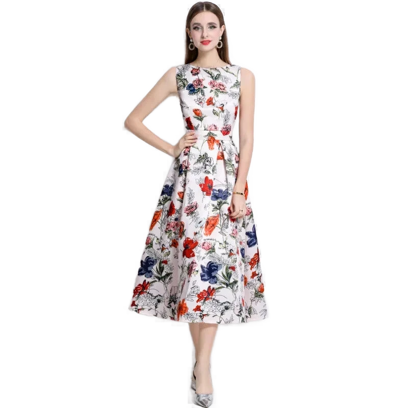 Amar™ Shoshana - חצאית קיץ פרחונית מחטבת