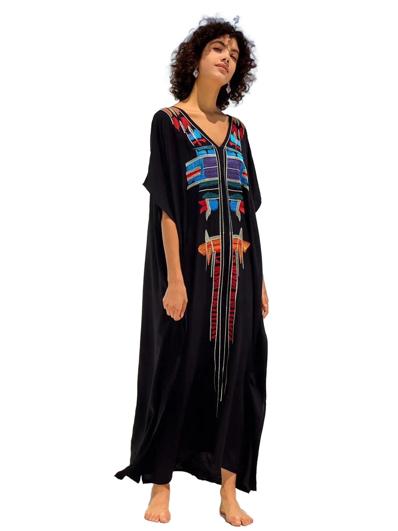 Amar™ Tova - שמלת קימונו רחבה