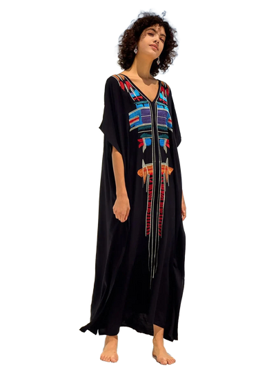 Amar™ Tova - שמלת קימונו רחבה