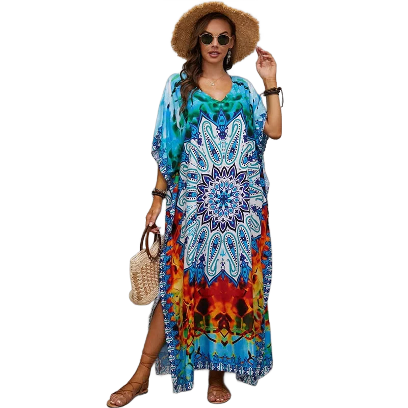 Amar™ Adi - שמלת כיסוי מקסימום חוף בוהו