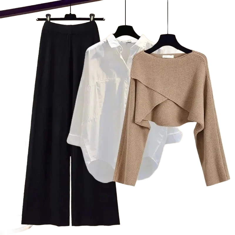 Amar™ Liora - סט תלת-חלקי נוח ורך עם שרוולים ארוכים