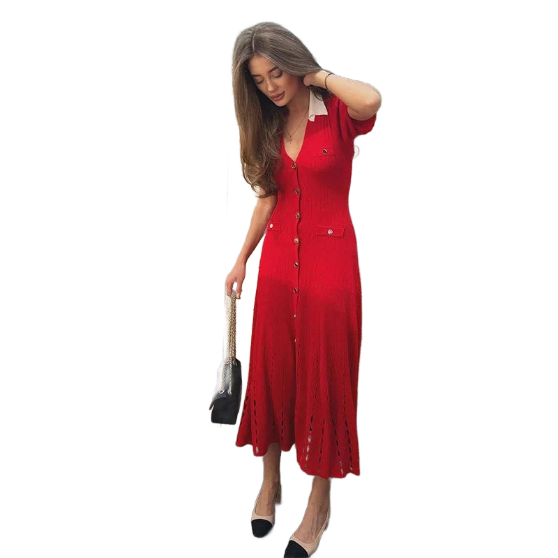 Amar™ Kochava - שמלה סרוגה אלגנטית