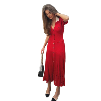 Amar™ Kochava - שמלה סרוגה אלגנטית