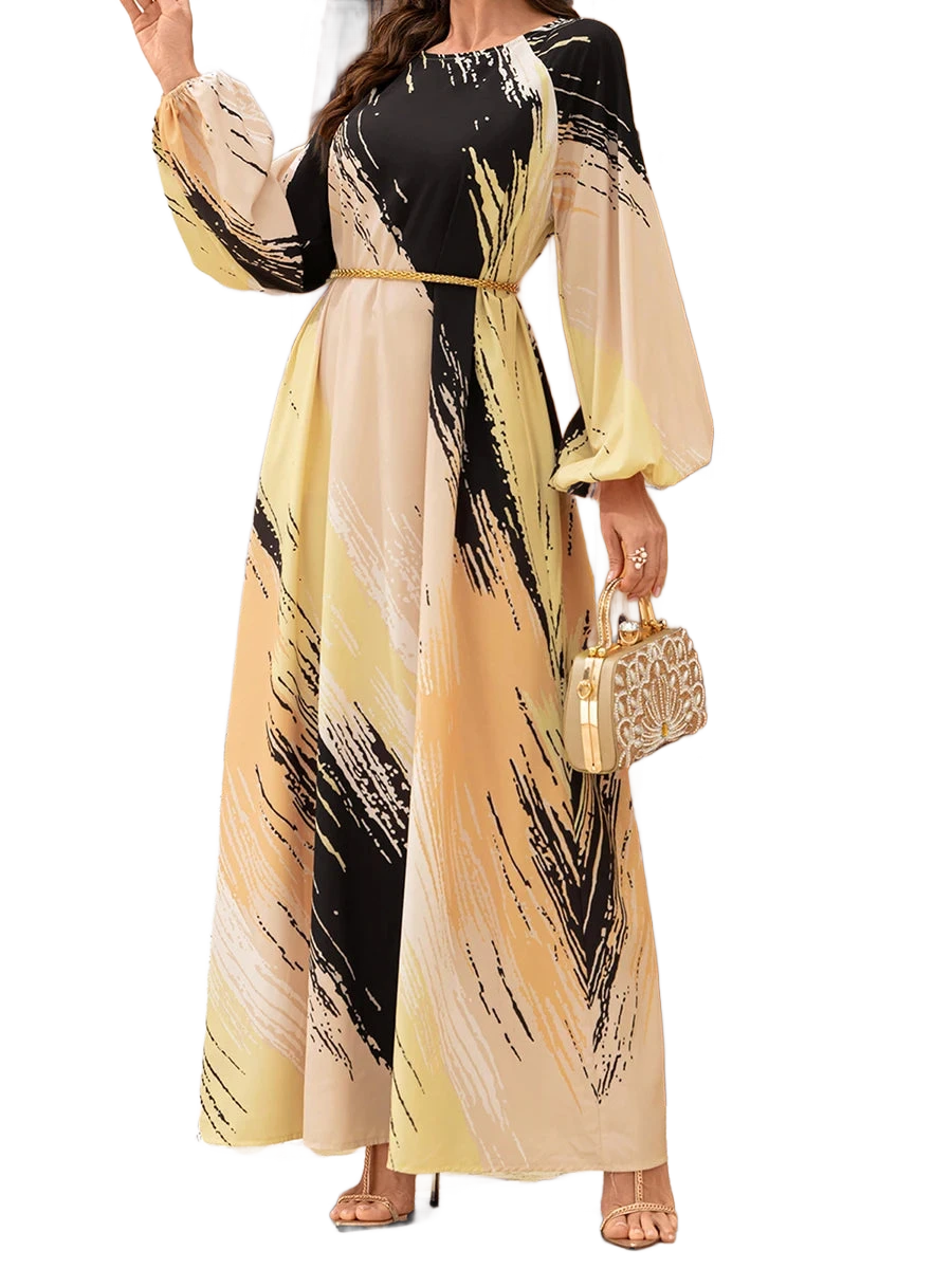 Amar™ Ronit - שמלת מקסי פרחונית אלגנטית