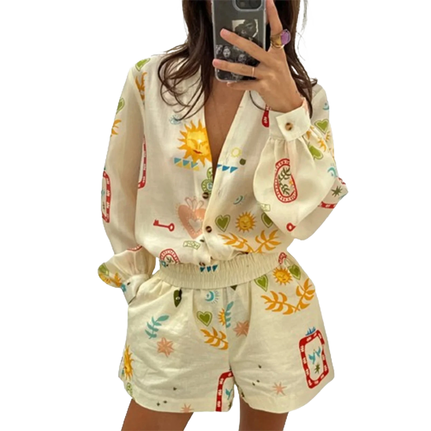 Amar Aliza - סט 2 חלקים קיצי, אלגנטי וסקסי