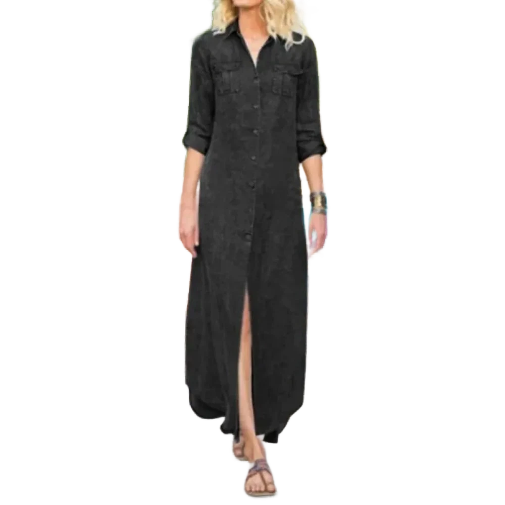 Amar Ronit - שמלת ג'ינס אלגנטית מחמיאה