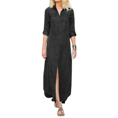 Amar Ronit - שמלת ג'ינס אלגנטית מחמיאה