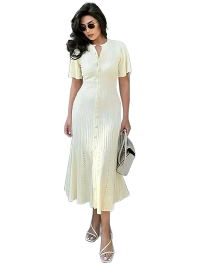 Amar™ Levona - שמלת סריג אלגנטית