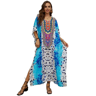 Amar™ Adi - שמלת כיסוי מקסימום חוף בוהו