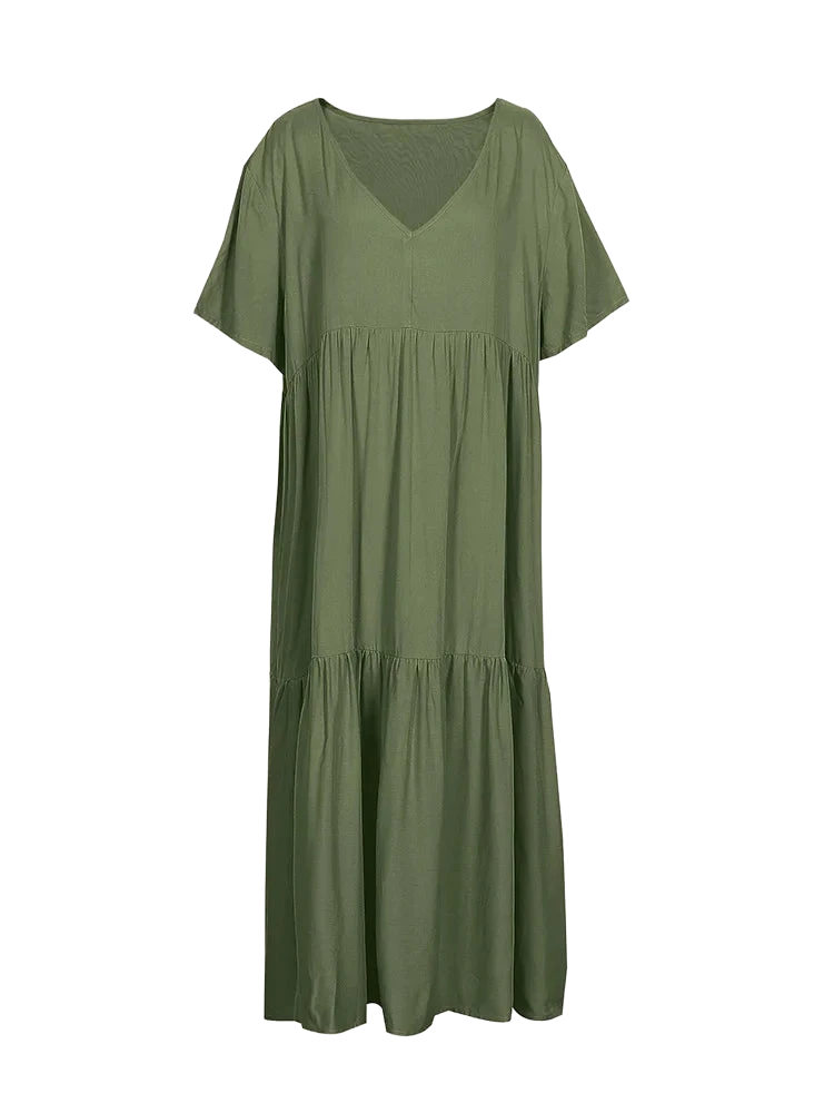 Amar™ Eden - שמלת מידי פליסה