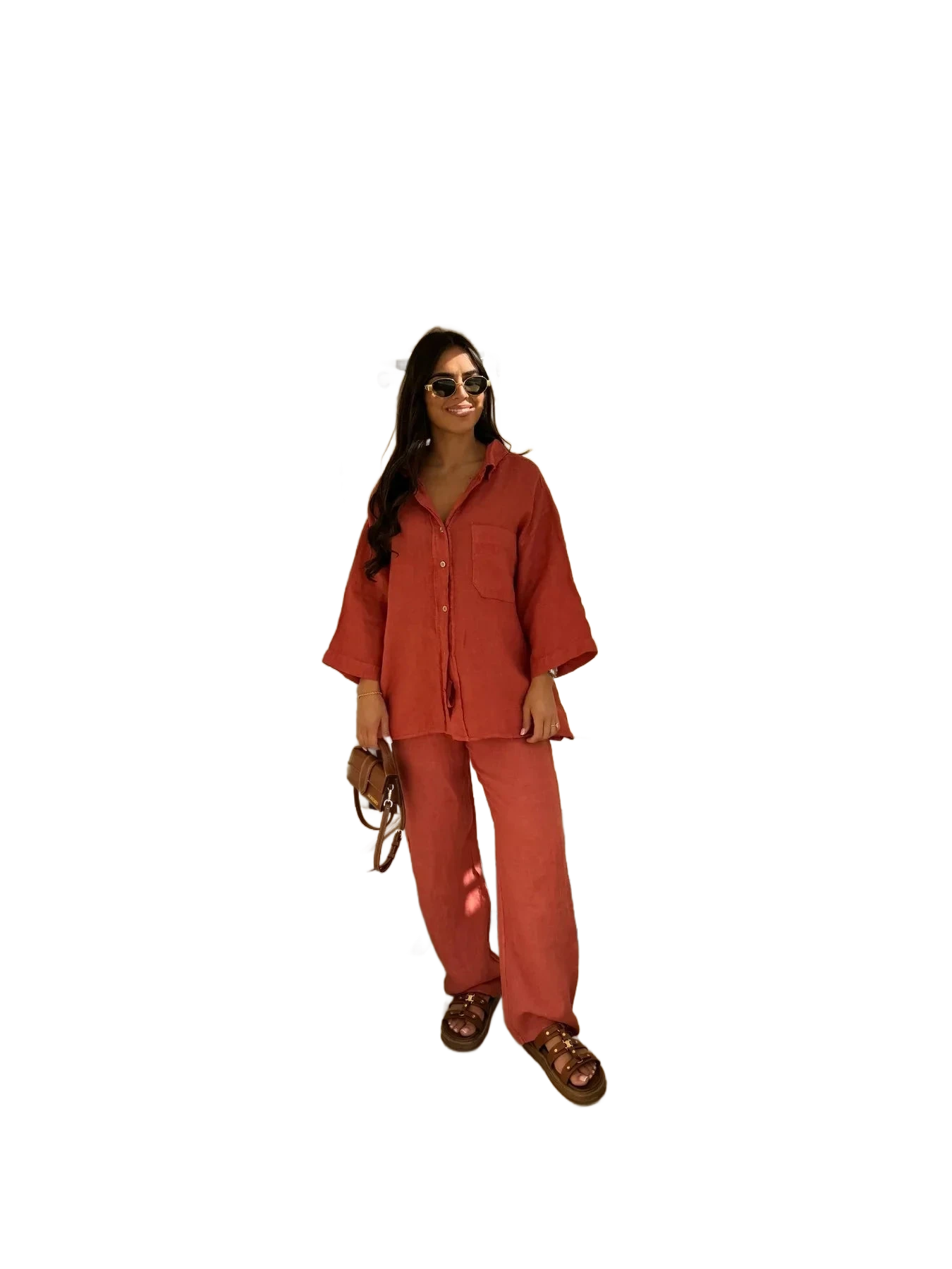 Amar™ Ravit - סט כותנה לין נושם