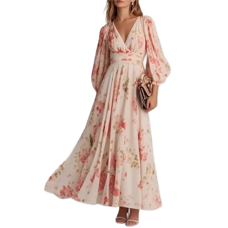 Amar™ Shaked - שמלת מקסי פרחונית אביבית