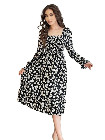 Amar™ Hodaya - שמלת מוסלין פרחונית לנשים