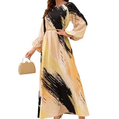 Amar™ Ronit - שמלת מקסי פרחונית אלגנטית