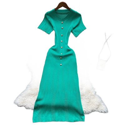 Amar™ Malka - שמלת קיץ סרוגה אלגנטית