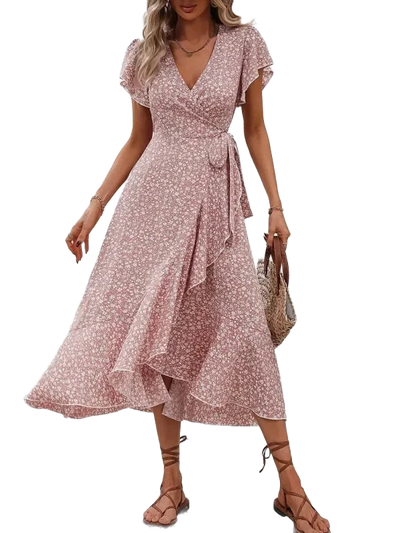 Amar Adina - שמלה קיצית מחמיאה ואלגנטית