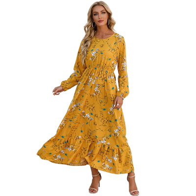Amar™ Leah - שמלות מקסי בדי פרחים בוהו
