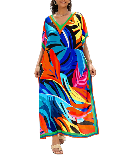 Amar™ Noa - שמלת קאפטן צבעונית לנשים