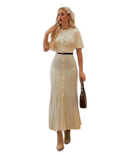 Amar™ Levona - שמלת סריג אלגנטית