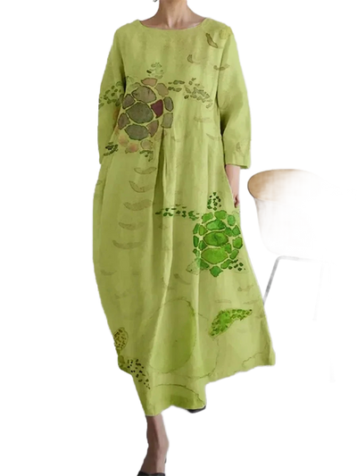 Amar™ Orly – שמלת קיץ רחבה בהדפס