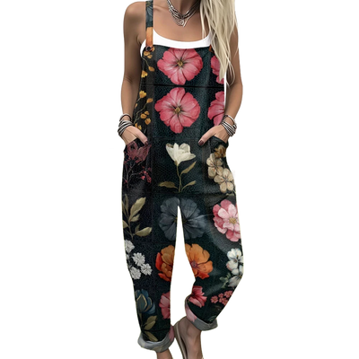 Amar Ronit - אוברול וינטג' פרחוני משוחרר