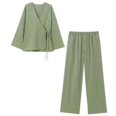 Amar™ Zimra - סט פיג'מת וינטג' לנשים