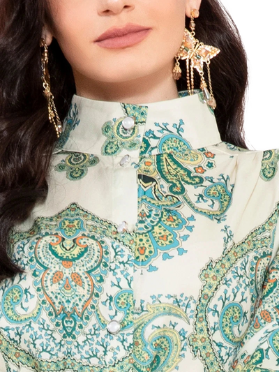 Amar™ Izabella - שמלות עם צווארון פרחוני גבוה