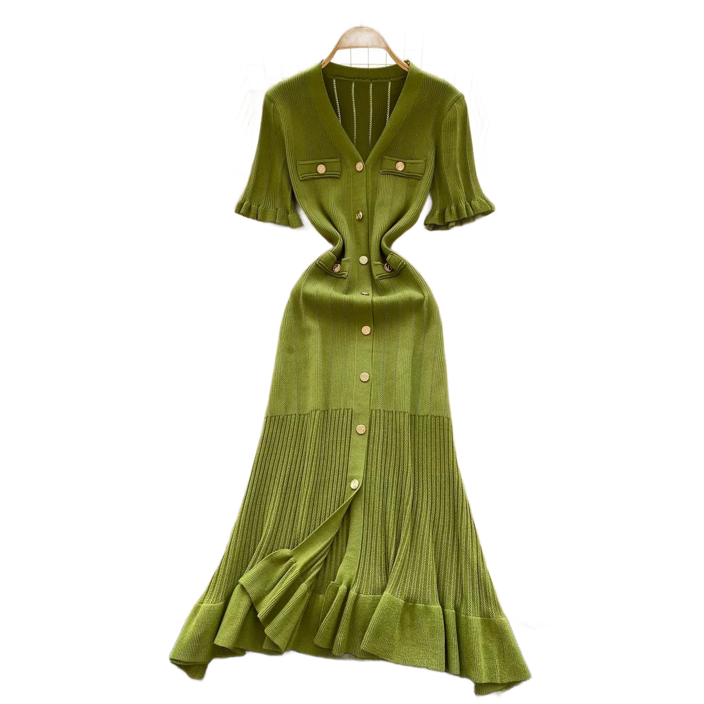 Amar™ Gal - שמלה סרוגה אלגנטית