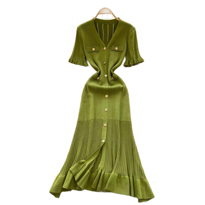 Amar™ Gal - שמלה סרוגה אלגנטית