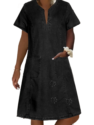 Amar Eden - שמלת ג'ינס וינטג' קייצית