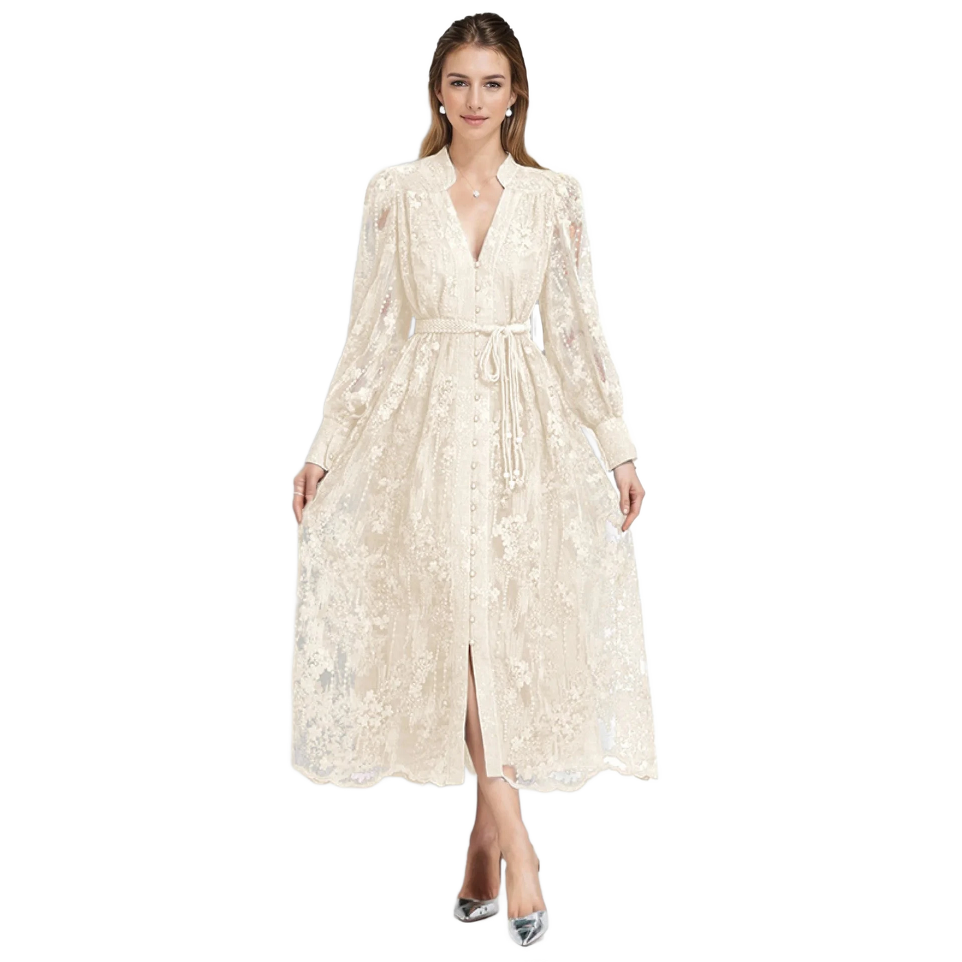 Amar™ Masha - שמלה עם תחרה פורמלית