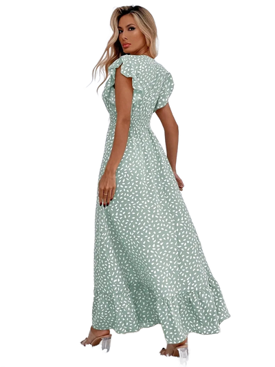 Amar™ Lihi - שמלה עם מחשוף V וקו מותן