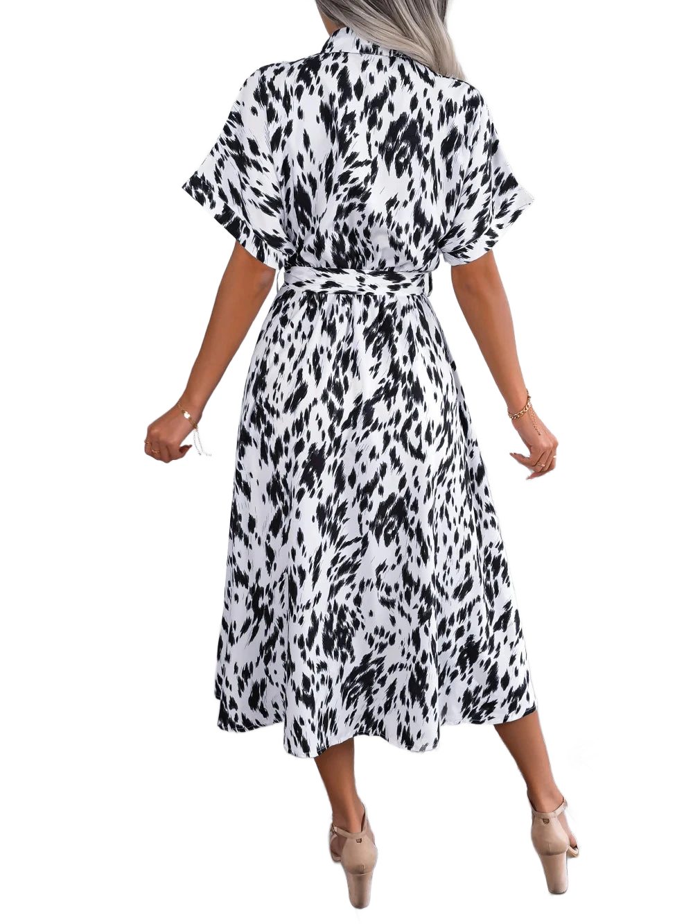 Amar™ Dvora - שמלת קיץ בהדפס נמר