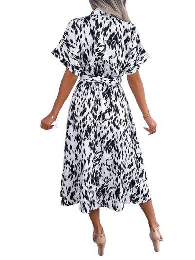 Amar™ Dvora - שמלת קיץ בהדפס נמר