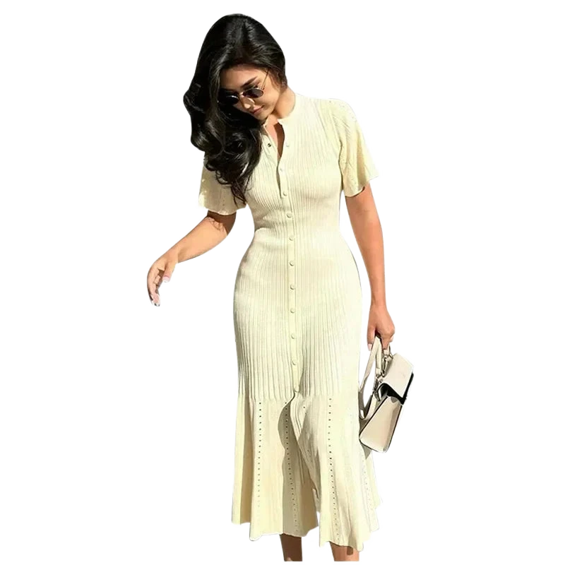 Amar™ Levona - שמלת סריג אלגנטית