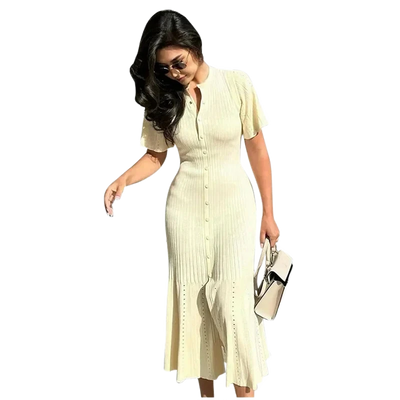 Amar™ Levona - שמלת סריג אלגנטית