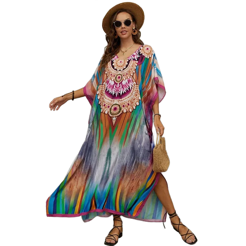 Amar™ Adi - שמלת כיסוי מקסימום חוף בוהו