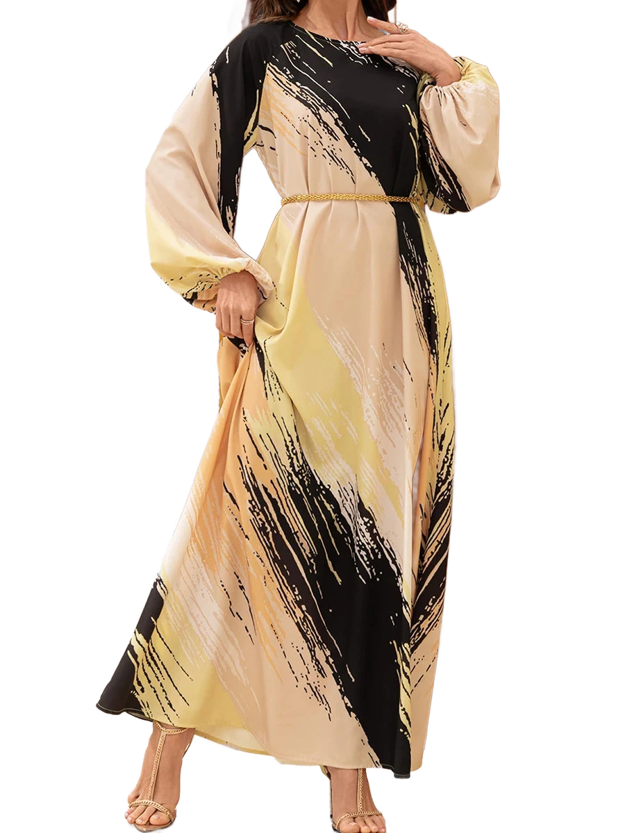 Amar™ Ronit - שמלת מקסי פרחונית אלגנטית