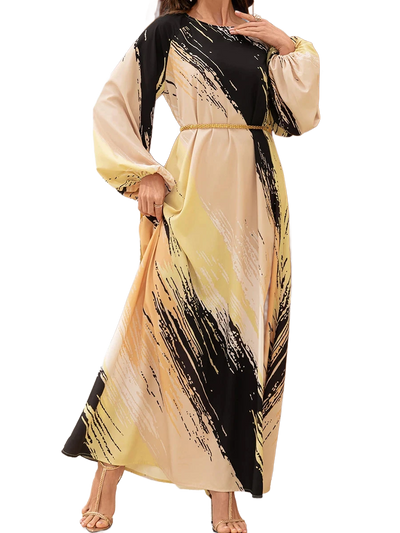 Amar™ Ronit - שמלת מקסי פרחונית אלגנטית