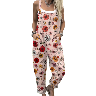 Amar Atara - אוברול פרחוני צבעוני וכובש